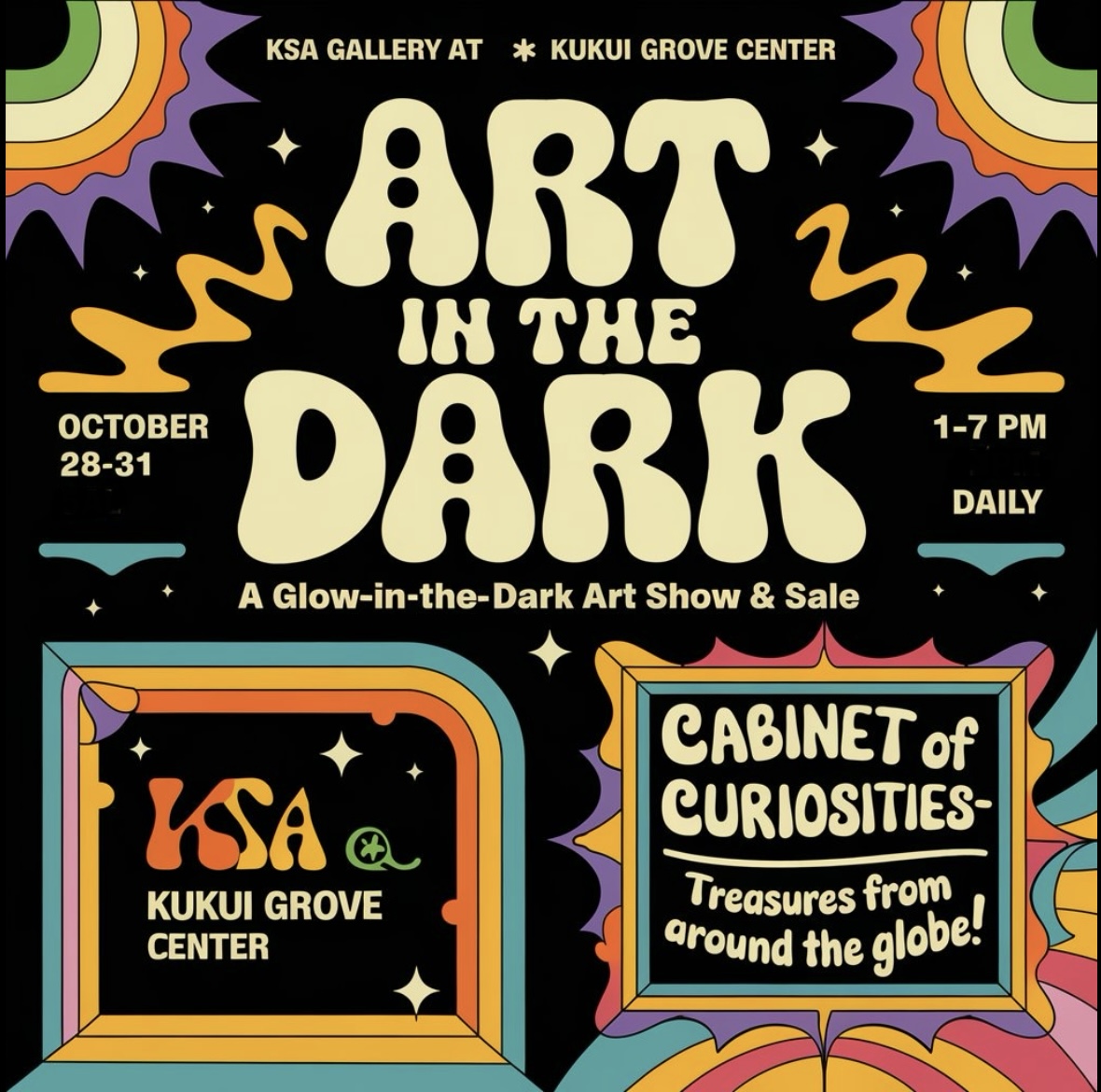 Art In The Dark: A Glow-In-The-Dark Art Exhibition and Sale