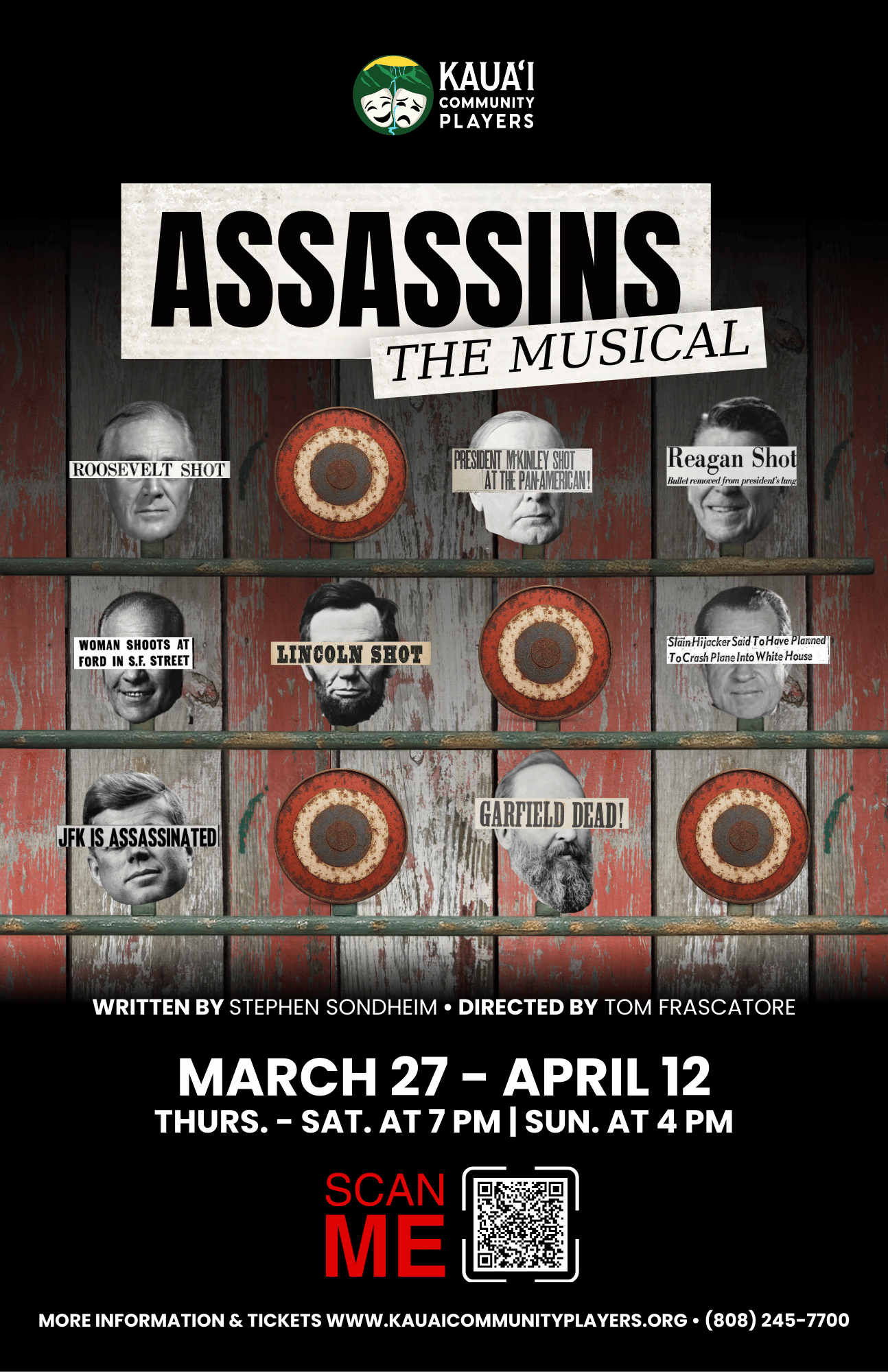 Assassins: A Musical by Stephen Sondheim
