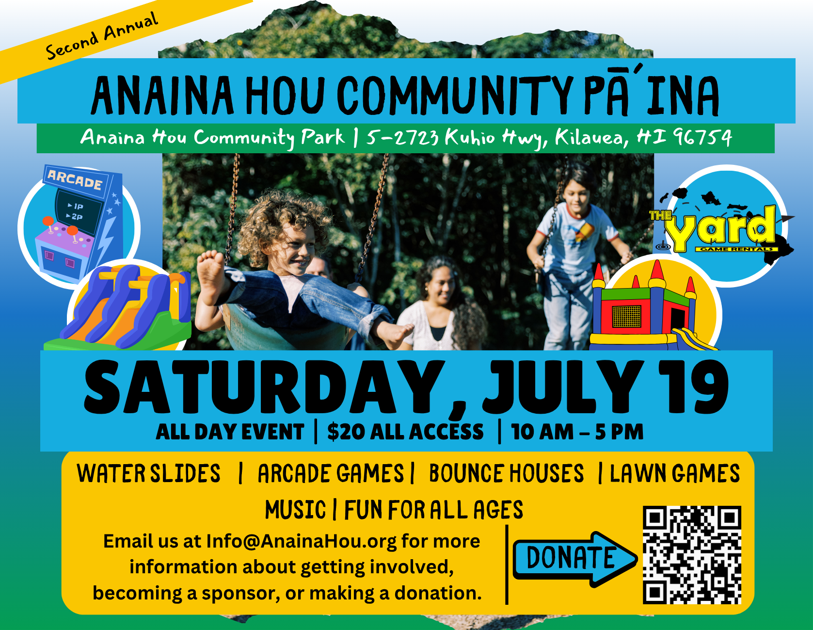 2nd Annual Anaina Hou Community Pā’ina