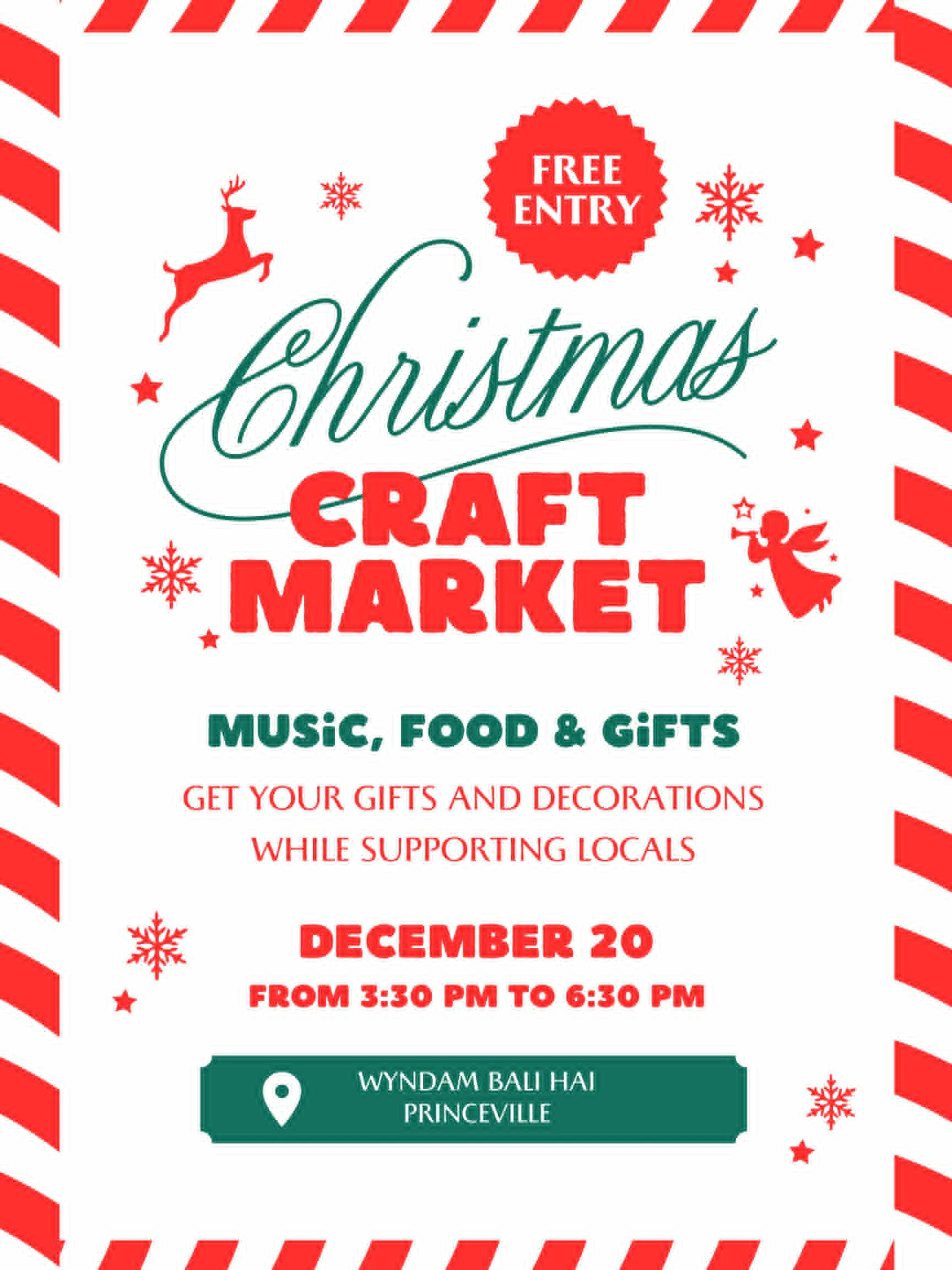 CHRISTMAS CRAFT MARKET ~ MUSIC, FOOD AND GIFTS!